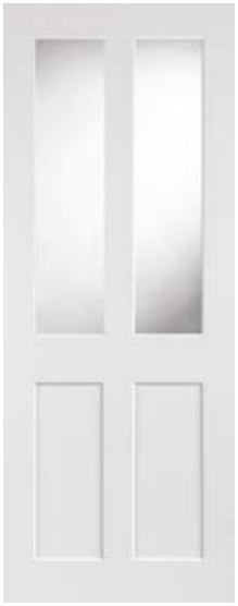 Shaker – 2 Panel 2 Light Glazed