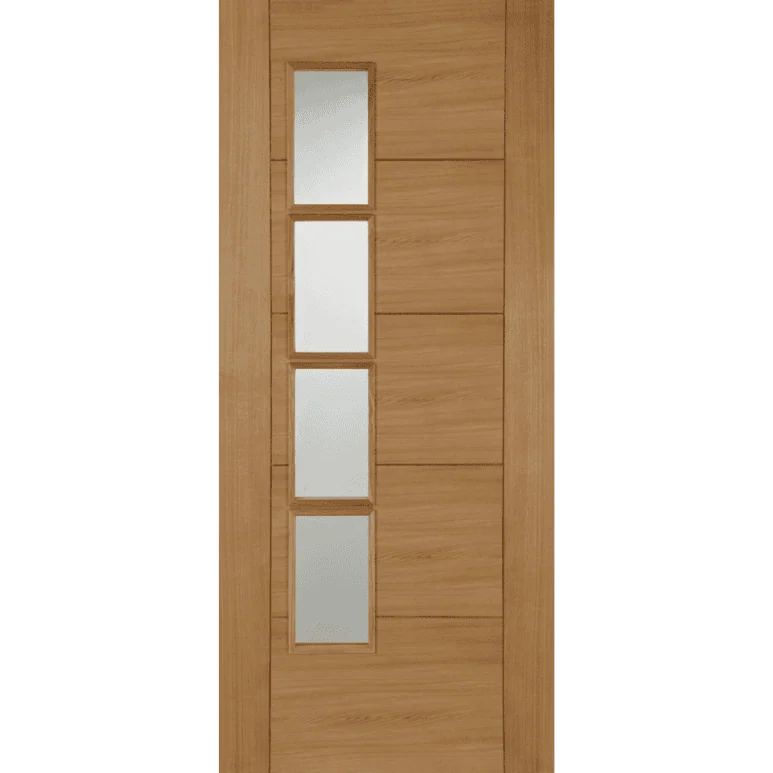 Oak Iseo (Quarter Cut) – Central 4 Light Glazed
