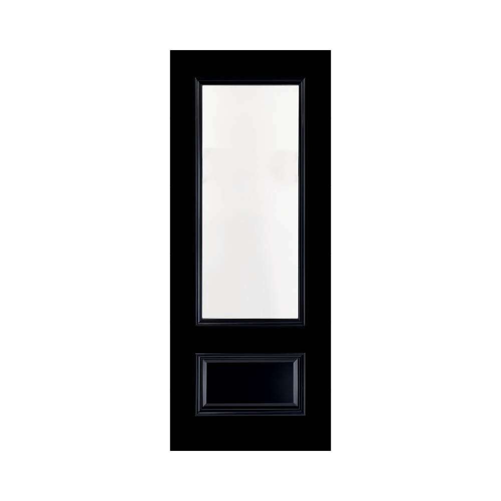 Deanta Sandringham Prefinished Black Internal FD30 Fire Door with Glass
