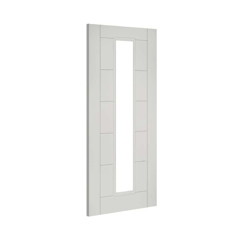 Deanta Seville 1L White Internal Door with Glass