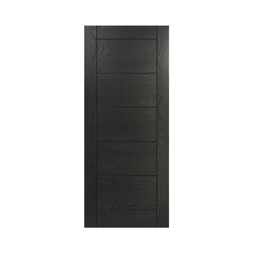 Deanta Seville Brushed Black Oak Internal FD30 Fire Door