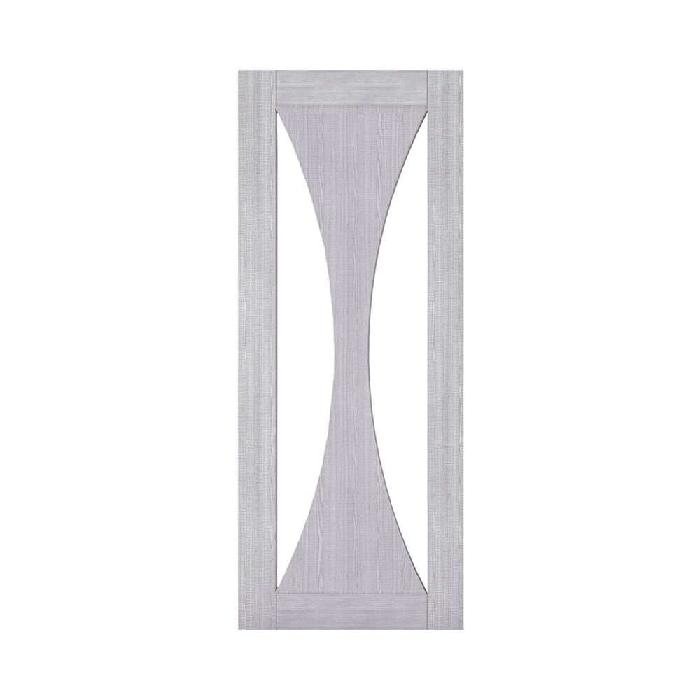 Deanta Sorrento Prefinished Light Ash Grey Internal Door with Glass