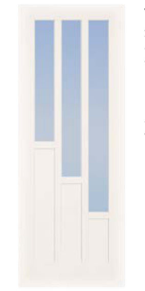 Trade Range White Primed Nevada – 3 Light Glazed