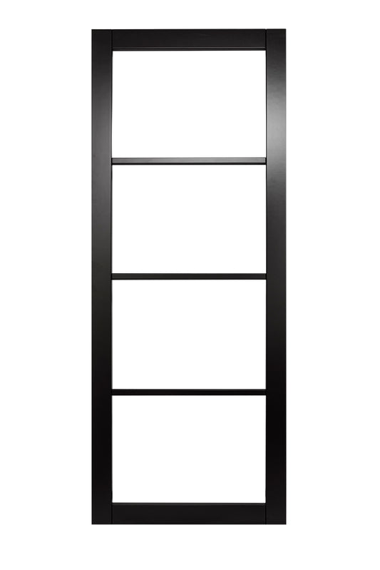Laminate Rome – 4 Light Glazed - PM-Mendes Black Prefinished