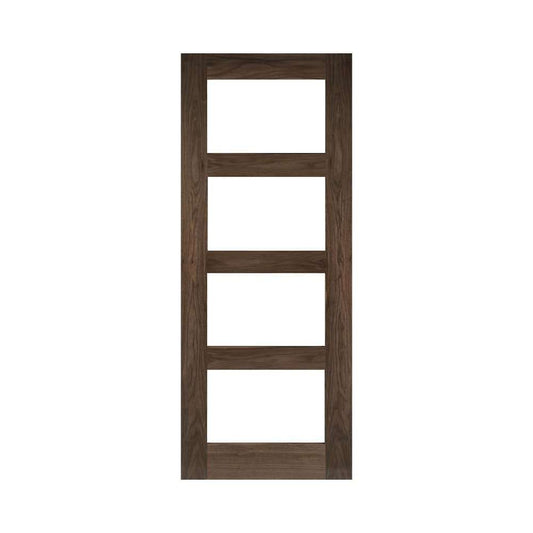 Deanta Coventry Prefinished Internal Walnut Door with Glass