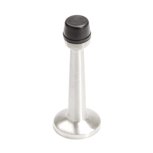 Cylinder Door Stop Satin Stainless Steel Wall Mounted