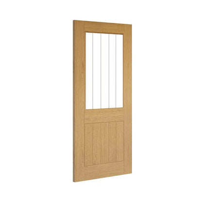 Deanta Ely Half Light Prefinished Internal Oak Door with Glass