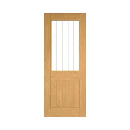 Deanta Ely Half Light Prefinished Internal Oak Door with Glass
