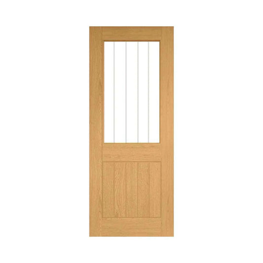 Deanta Ely Half Light Prefinished Internal Oak Door with Glass