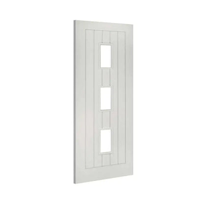 Deanta Ely 3L White Internal FD30 Fire Door with Glass