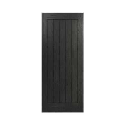 Deanta Ely Brushed Black Oak Internal Door