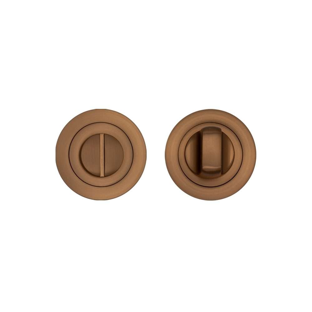 Thumb-Turn Lock – Round Dark Rose Gold