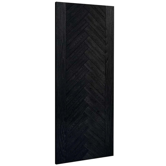 Deanta Fontaine Brushed Black Oak Internal Door