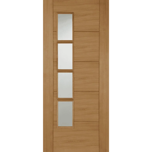 Oak Iseo (Quarter Cut) – Central 4 Light Glazed