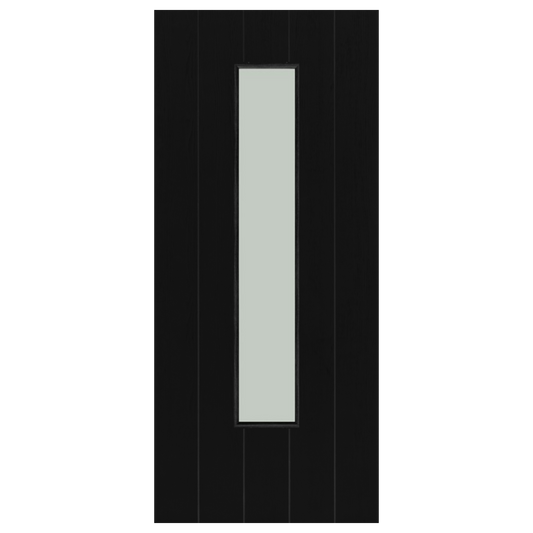 Laminate Killarney – 1 Light Glazed - PM-Mendes Black Prefinished