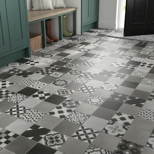 Malmo Kuvio Grey MA77 flooring room image