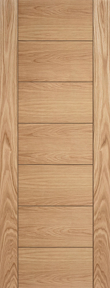 Corsica – 18G Offset Glazed Pair - PM-Mendes Oak Prefinished