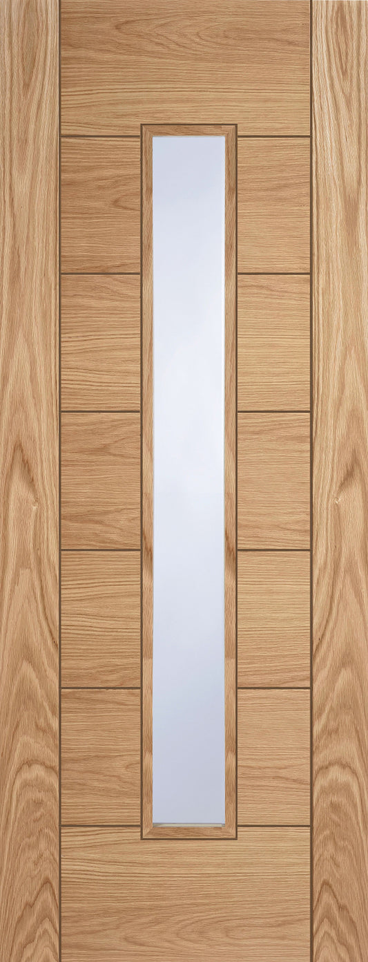Corsica – 18G Central Glazed - PM-Mendes Oak Prefinished