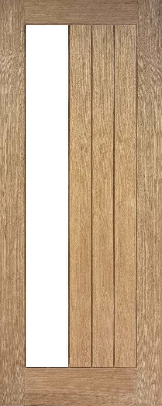 Tuscany – 1 Light Offset Glazed - PM-Mendes Oak Prefinished