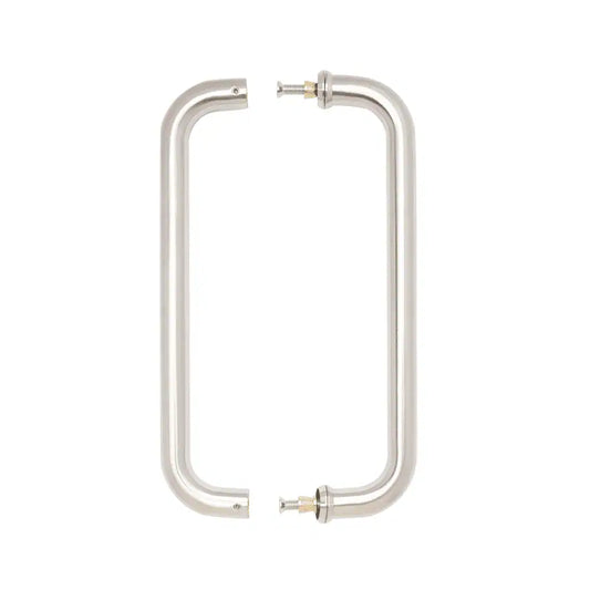 D-Pull Handle (Pair) Dia 22mm / 65*322mm (each) Satin Stainless Steel Finish Back to back fixing
