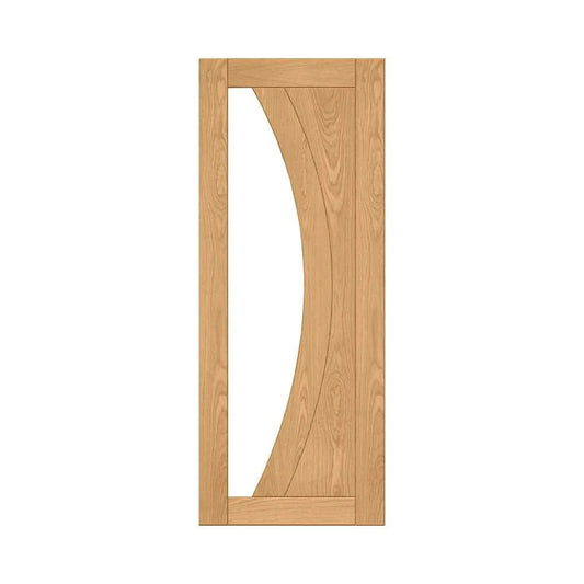 Deanta Ravello Prefinished Internal Oak Door with Glass