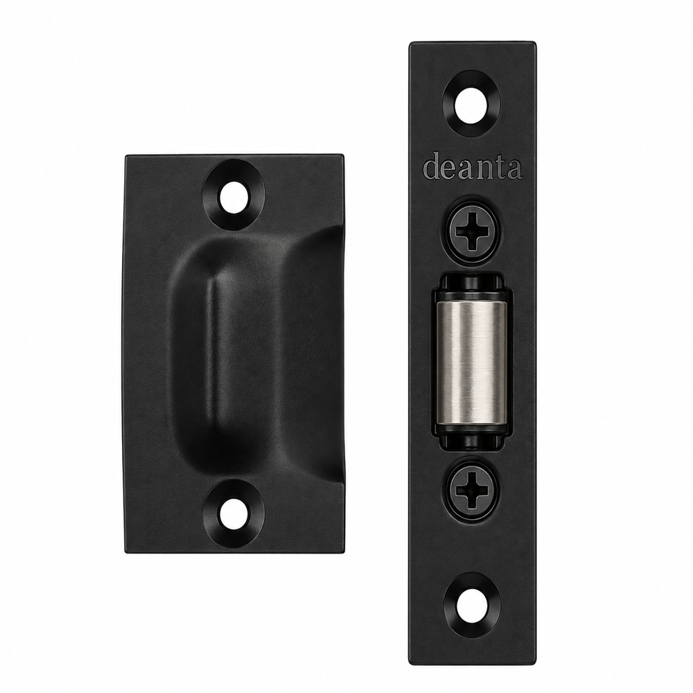 Roller Catch Matt Black Finish