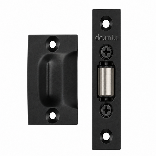 Roller Catch Matt Black Finish