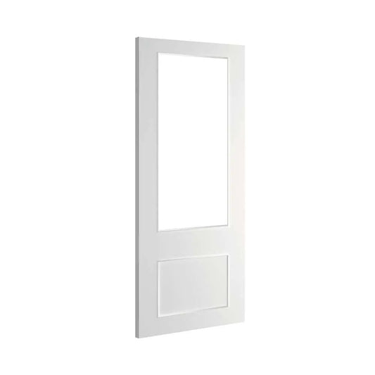 Deanta Sandringham White Internal Door with Glass