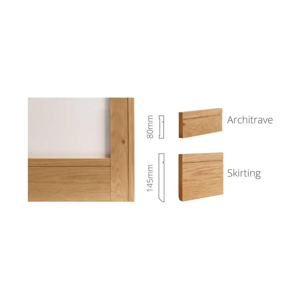 Oak Shaker Skirting & Architrave