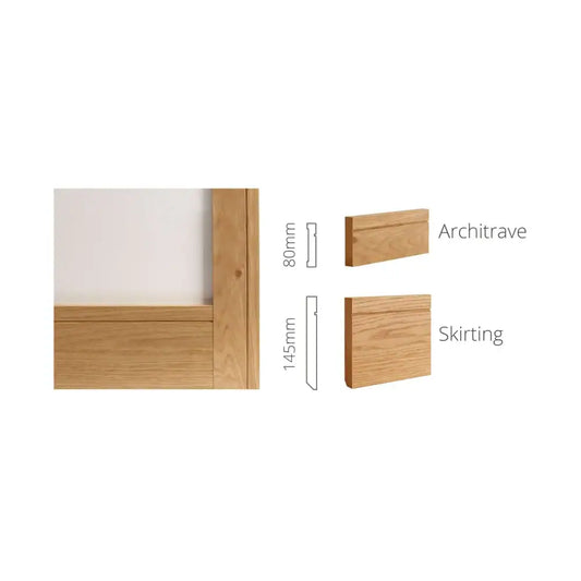 Oak Shaker Skirting & Architrave