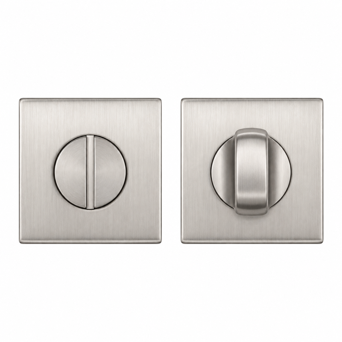 Thumb-Turn Lock – Square Satin Nickel