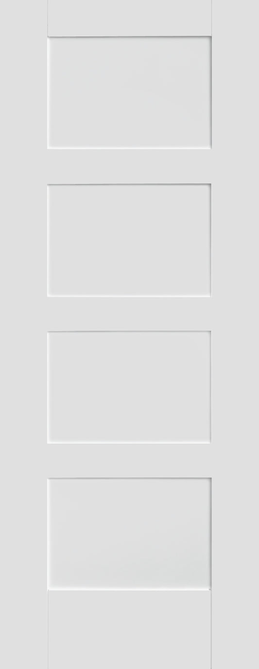 Contemporary – 4 Panel - PM-Mendes White Prefinished