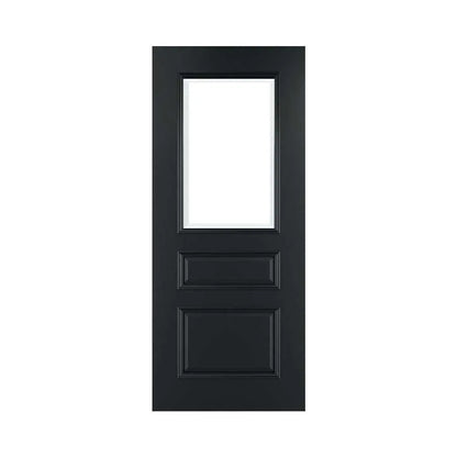 Deanta Windsor Prefinished Black Internal Door with Glass