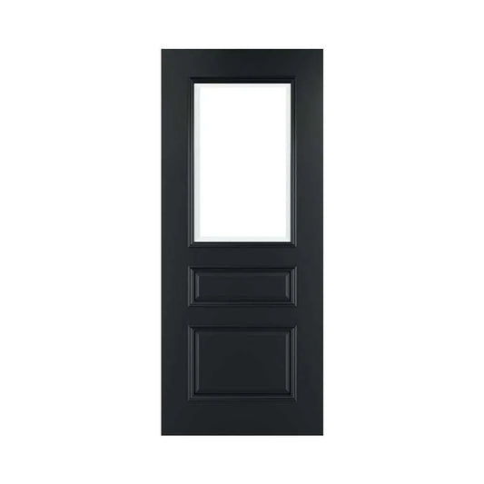 Deanta Windsor Prefinished Black Internal FD30 Fire Door with Glass