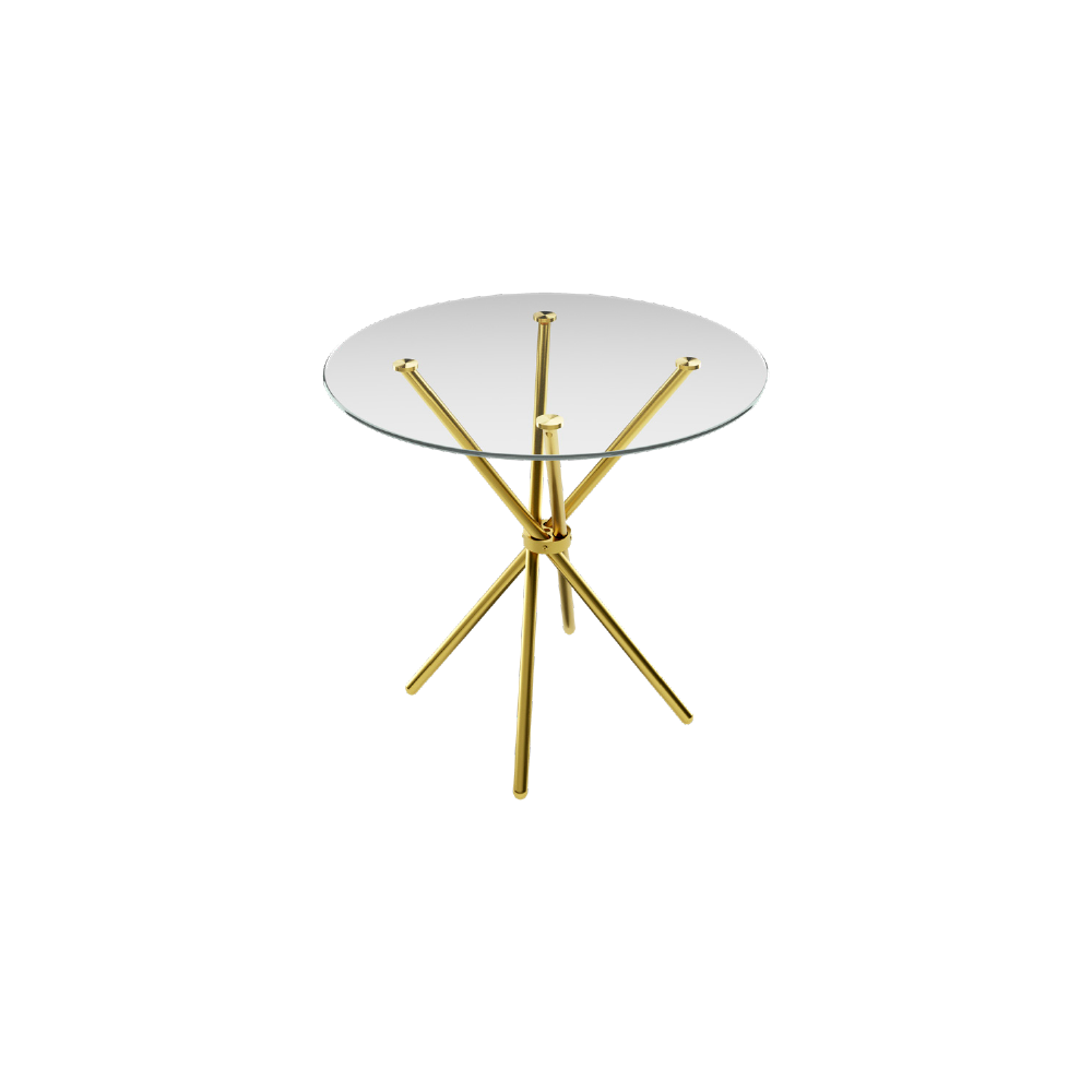 Casa Dining Table Gold LPD HOME