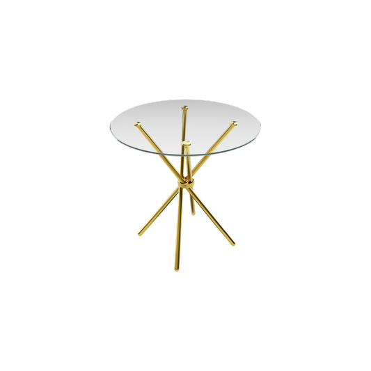Casa Dining Table Gold LPD HOME