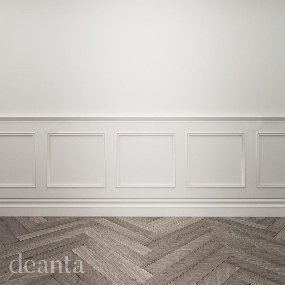 White Primed Balmoral Wall Panelling