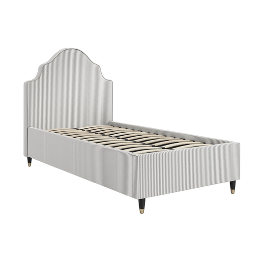 Quince Bed Light Grey LPD HOME