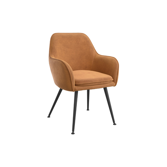 Tara Dining Chair Burnt Rust LPD HOME